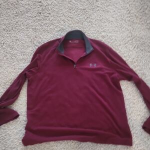 Under Armour Maroon Quarter-Zip Pullover